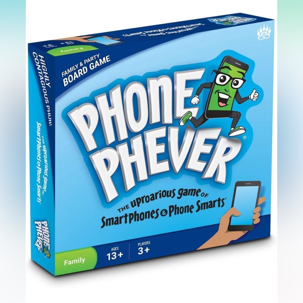 NWT Family & Party Board Game Phone Phever Trivia Questions Smart Phones